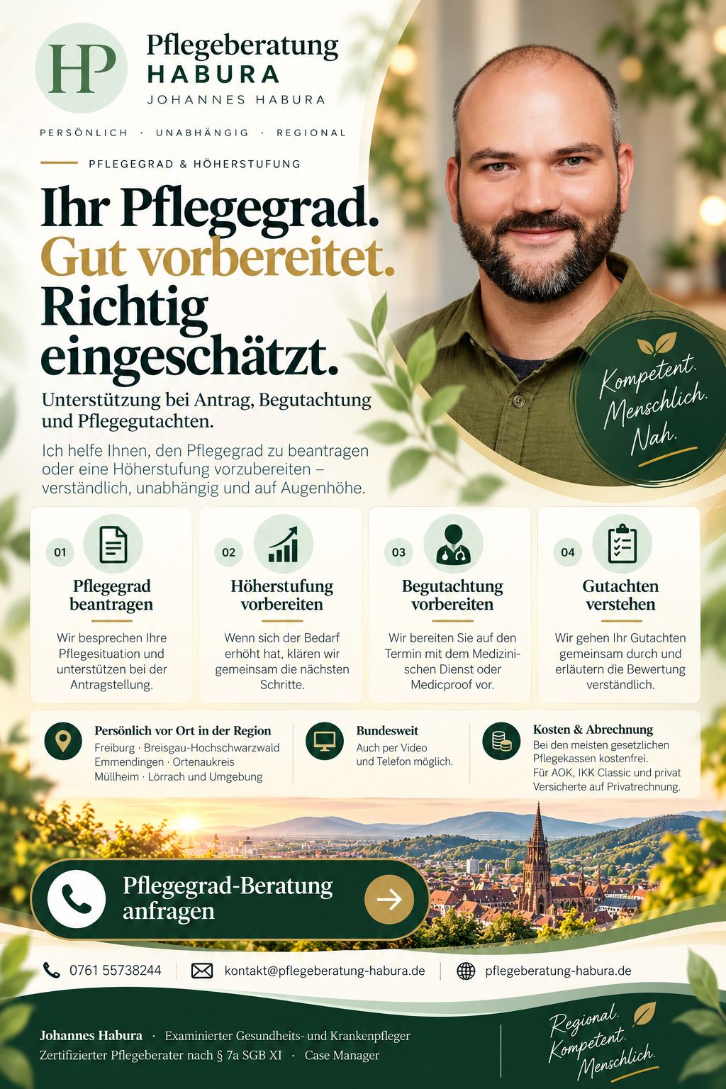 Pflegegrad & Höherstufung – Begutachtung sicher vorbereiten